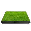 Dog Toilet Indoor Puppy Training Pad, Dog Potty Pet Training Grass Mat, Removable Waste Tray for Easier Clean Up, Artificial Turf, 25"Ãƒâ€”20"